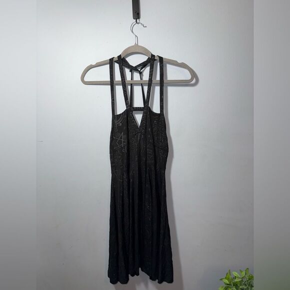Killstar Womens Black Covenant Skater Dress Size Medium EUC witchy gothic grunge - Picture 3 of 10